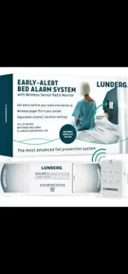 Lunderg Early Alert Bed Alarm for Elderly Adults - Wireless Bed Sensor Pad &.../