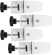 BUTIFULSIC 4pcs Adjustable Desk Partition Clamps Sneeze Guard Support Clip for Enhanced Privacy Holder for Office Divider Screens Easy Installation Versatile Fit for Any Workspace