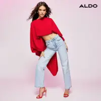 在飛比找momo購物網優惠-【ALDO】KAT-素雅氣質涼跟鞋-女鞋(紅色)