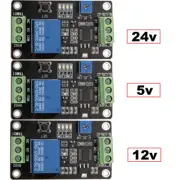 DC 5V/12V/24V Automation Delay Multifunction Self-lock Relay Cycle Timer Module