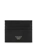 Emporio Armani Eagle Plated Credit Card Holder