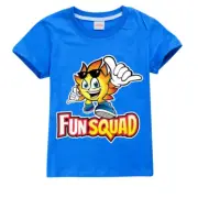 New Boys Summer Clothes Kids Cosplay Fun Squad Gaming T-Shirt Pullover 100% Cott