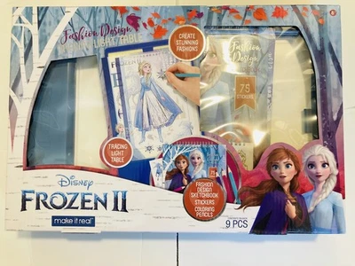 DISNEY FROZEN Fashion Design Tracing Light Tablet Table 9 Pc New in box