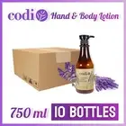 CODI Hand & Body Lotion 25fl oz/750mL BOX OF 10 - Lavender