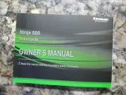2024 KAWASAKI NINJA 500 OWNERS MANUAL EX500GR/HR/JR P/N 99803-0445