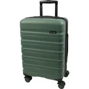 Pierre Cardin 4 Wheel Cabin Hard-Shell Suitcase Travel Luggage 54cm Moss