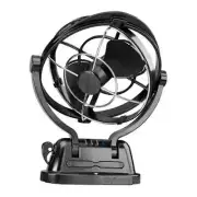 Caframo Sirocco II 12V 24V Caravan Fan 360 Gimbal Design Black