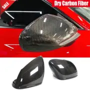 Dry Carbon Fiber Side Mirror Cover Caps For Porsche Taycan 9J1 992 Turbo S 2019+ (for: Porsche)