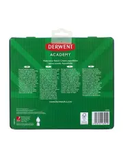 [Derwent] Academy Art Hexagonal Watercolor Pencil Tin Set 3.3mm 24 Pack