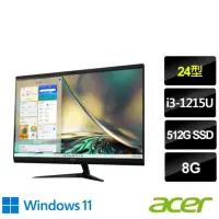 在飛比找momo購物網優惠-【Acer 宏碁】24型i3液晶電腦(Aspire C24-
