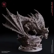 Corrupted Dragon by Flesh of Gods | D&D | DnD | Print on Demand