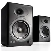 Audioengine A5+ Wireless Bookshelf Speakers with DS2 Speaker Stands (Black)