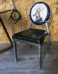 在飛比找Yahoo!奇摩拍賣優惠-咪咪ㄉ窩~~工業風復古餐椅 (北歐 鄉村  開店  民宿  