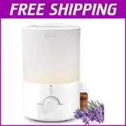 Elegant Cool Mist 3L Humidifier with Night Light - Ideal for Sleep and Comfort