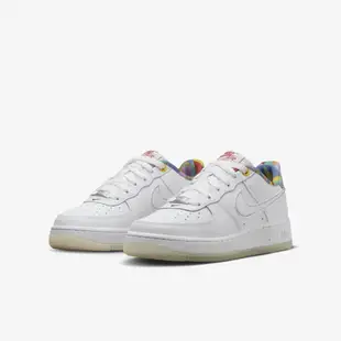 Nike Air Force 1 Lv8 GS [FN8912-111] 大童 休閒鞋 經典 AF1 皮革 穿搭 白彩