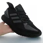 ADIDAS CONSORTIUM RUNNER SENSE 4D針織 套腳 慢跑鞋 黑炭灰3M FW7099 男女鞋