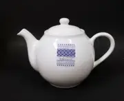 NEW MATCERAMICA WHITE CERAMIC COFFEE TEA POT,TEAPOT-6 CUPS-FROM PORTUGAL