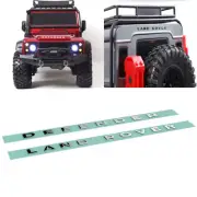 1:10 RC Metal Logo LR/DR sticker for TRX4 RC4WD D90 D110