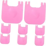 Quick-Install Pet Cage Parts 8pcs Plastic Cage Buckle Clips for Secure Pet Fence Connection