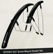 XLC cycling touring fender kit full wrap 45mm wide , 26”-700mm - hybrid road mtb