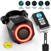 Bicycle Burglar Alarm Taillight Waterproof Smart Auto Brake Sensing Tail Lamp