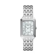 Fossil Raquel Three-Hand Date Stainless Steel Watch White 4064092234947