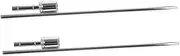 CHILDWEET 2Pcs Stainless Steel Flagpole Ground Stakes for Secure Flag Display Fixed Stakes with Sleeve Bearing Easy to Use Spike for Gardens and Yards