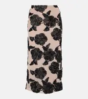 [Rotate] Rotate Floral midi skirt AU 8 beige