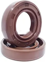 Oil Seals Flat Rubber washers Seal Washer 2pcs ID 20nn Rubber Oil Seal FKM Shaft Oil Seal TC-20/28/30/32/34/35-48/50/52mm Brown FKM Covered Double Lip with Garter Gasket Lip