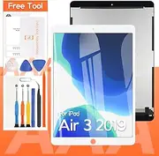 For iPad Air 3 2019 Screen replacement 10.5 inch for iPad Air 2019 A2153 A2123 A2154 A2152 LCD Display Digitizer Assembly With Screen Protector+Tools(White without HomeButton)