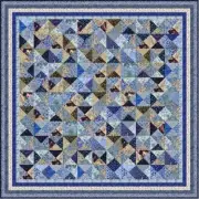 KEW GARDENS - 82" x 82" - Quilt-Addicts Pre-cut Patchwork Quilt Kit