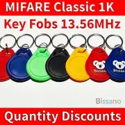MIFARE CLASSIC 1K S50 13.56MHz HF KEY FOB TAGS RFID NXP NFC IC PROXIMITY MF1S50