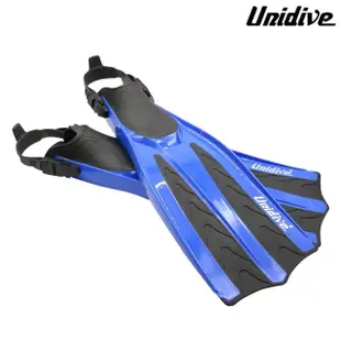 【Unidive】蛙鞋 WF-7902 藍色(浮潛 潛水 船潛 長蛙鞋 水類用品)