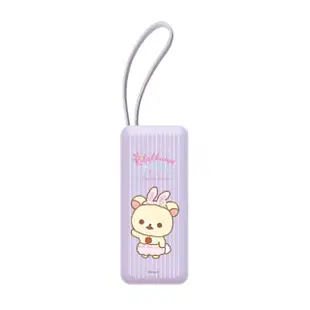 【Rilakkuma 拉拉熊】PRL-114-IP 6000mAh 夾心棒行動電源(自帶線/Lightning接頭專用)