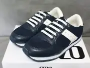 ENZO little kids boy slip on navy faux leather upper flats casual shoe SZ 12 New