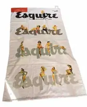 Vintage Esquire Magazine Beach Sheet Towel (40x70)
