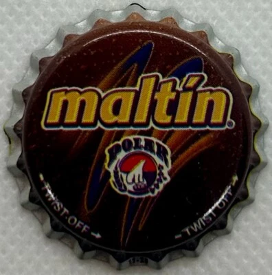 USA Plastic Lined Beer Crown Bottle Cap: Polar Maltin The Florida Brewing