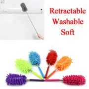 Microfibre Duster telescopic Feather Duster Brush Stainless Steel Pole AU