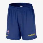 【NIKE 耐吉】短褲 男款 運動褲 籃球褲 NBA 金州勇士隊 AS GSW MNK OPENHOLE MSH SHR 藍 FV1993-495