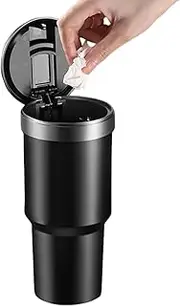 Car Cup Holder Garbage Can - Leak-Proof Small Cup Holder | Suitable Garbage Can,Cup Holder Garbage Can for Front Back Seat Accessories for Home Desktop Kitchen