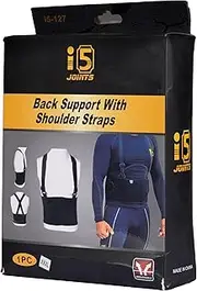 I5Joints– Shoulder Compression With Sleeve(I5Joints Shoulder Support Double Lock Neoprene Adjustable Stretch Strap Brace Support Medical Posture Compression Shoulder Pad, Universal) (M)