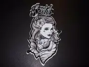 FATAL Shelby 2.75 X 5.5" STICKER skate skateboard helmet decal