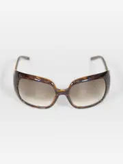 Brown Square Frame GG Sunglasses