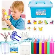 Magic Water Elf Toy Kit - Aqua Fairy With Gels and Sea Creature Molds (9 * 60ml)