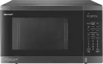 Sharp 32L 1100W Airfry Convection Microwave - Black Stainless Steel