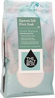 The Salt Box - 100% Natural Bath Salts Epsom Foot Soak Bulk - 3kg