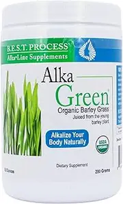 Alka•Green Powder — Morter HealthSystem Best Process Alkaline — Nutrient Dense Organic Barley Grass Supplement — Natural Source of Enzymes & Amino Acids