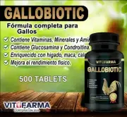VITAMINAS PARA GALLOS GALLOBIOTIC 500 TABLETAS FOR ROOSTER