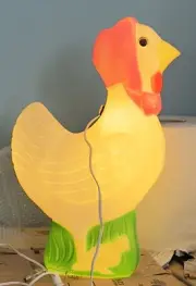 Blow Mold 21" Vintage Union Products Don Featherstone Lighted Mother Hen Rare!!