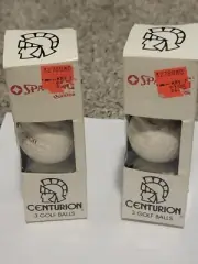 SPALDING CENTURION GOLF BALLS - #1 - VINTAGE - NEVER USED - x6!!